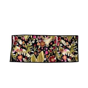 Pottery Barn Lumbar Pillow Zip Case Cover Black Pillow Tropical